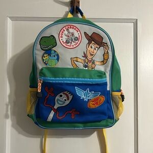 Disney Store Toy Story 4 Backpack School Bag Woody Buzz Bo Peep Forky REX 16"